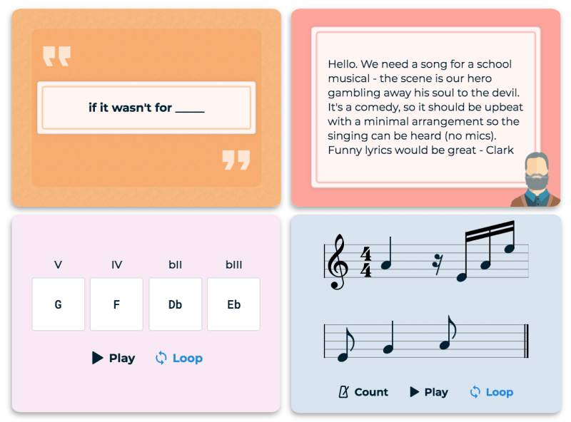 Introducing: 15 Interactive Songwriting Exercises